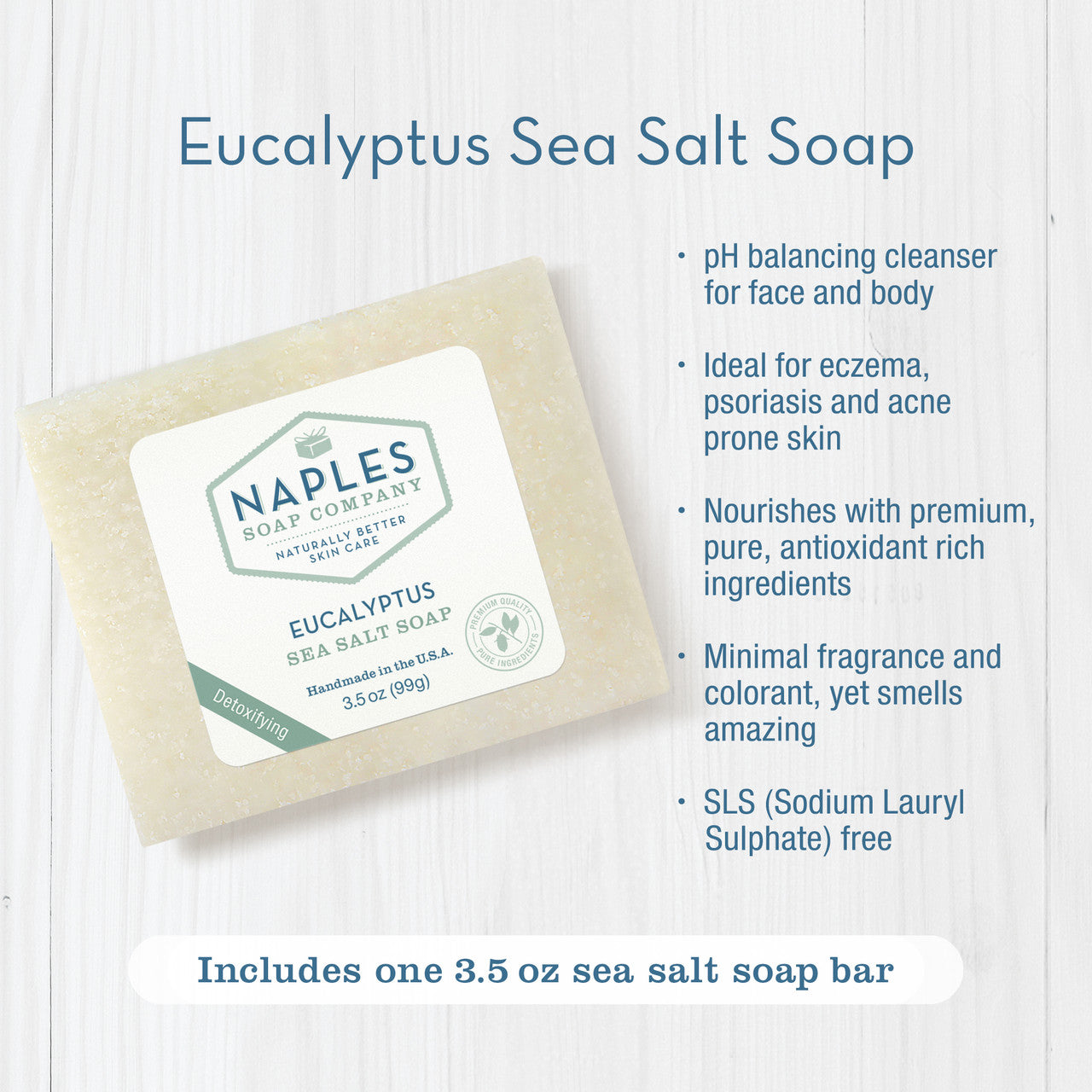 Eucalyptus Sea Salt Soap Key Benefits