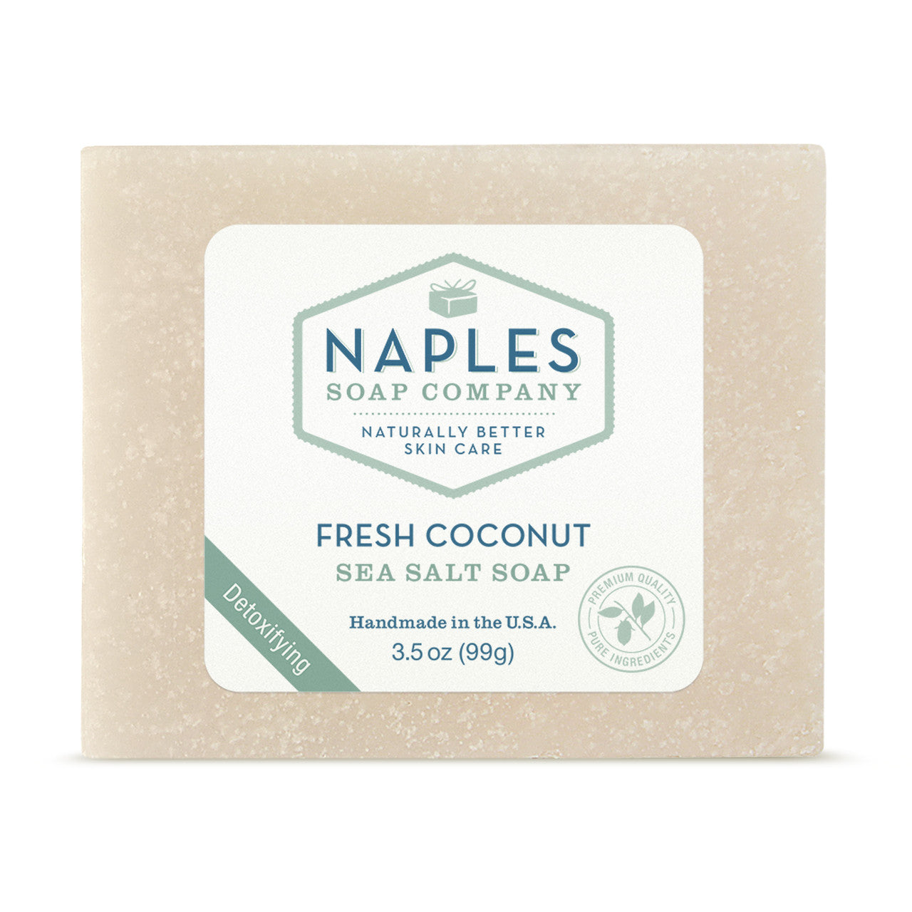 Fresh Coconut Sea Salt Soap 3.5 oz