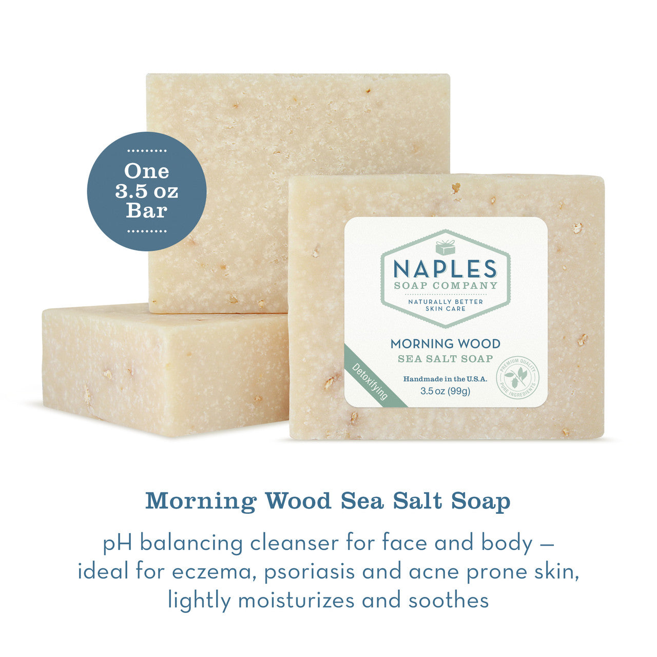 Morning Wood Sea Salt Soap Description