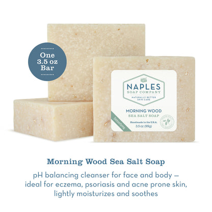 Morning Wood Sea Salt Soap Description