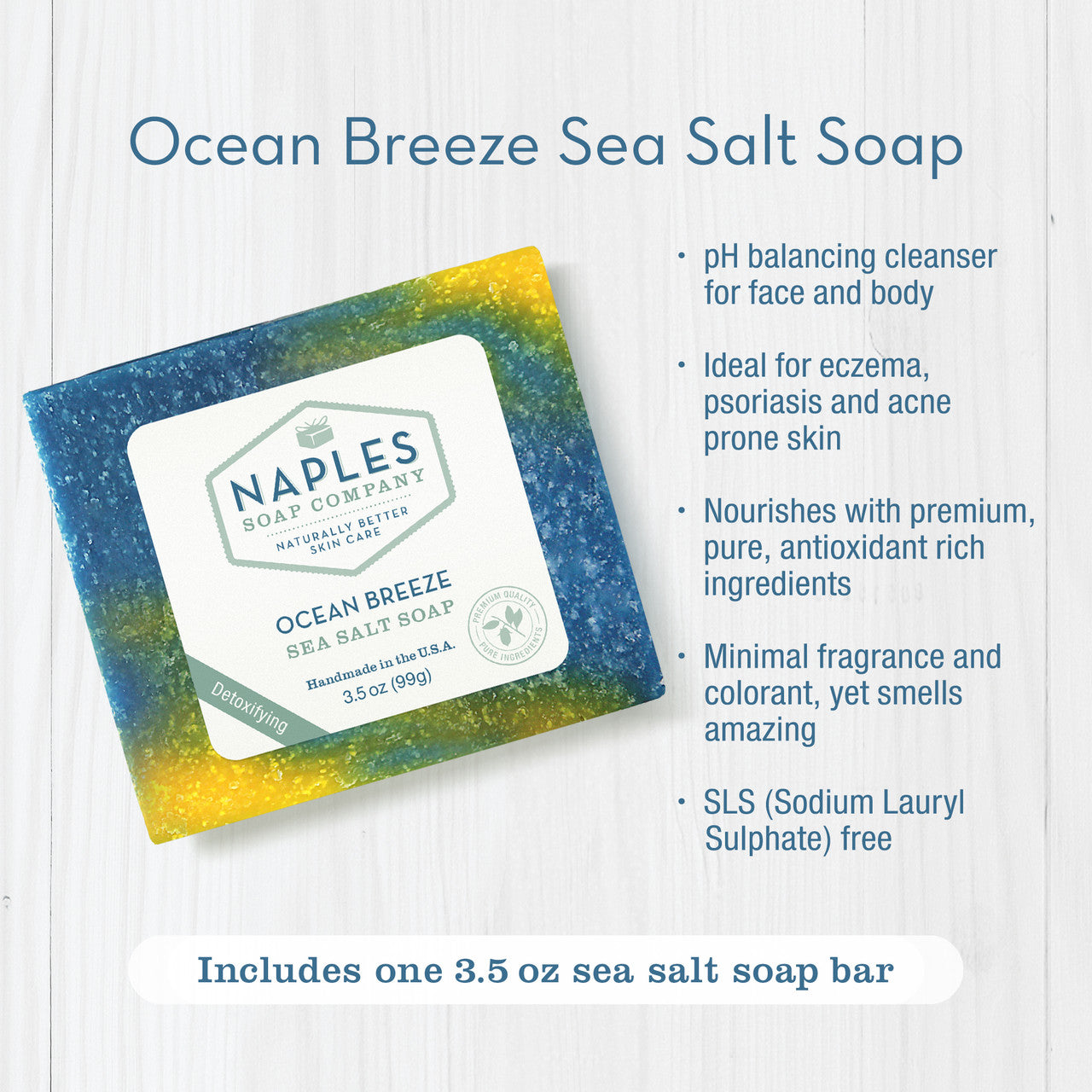 Ocean Breeze Sea Salt Soap Key Benefits