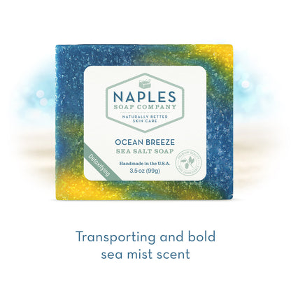 Ocean Breeze Sea Salt Soap Short Description