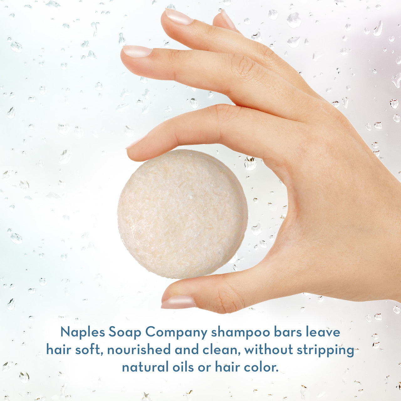 Unscented Shampoo Bar Hand Info