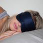 Navy-Sleep-Mask-on-Model