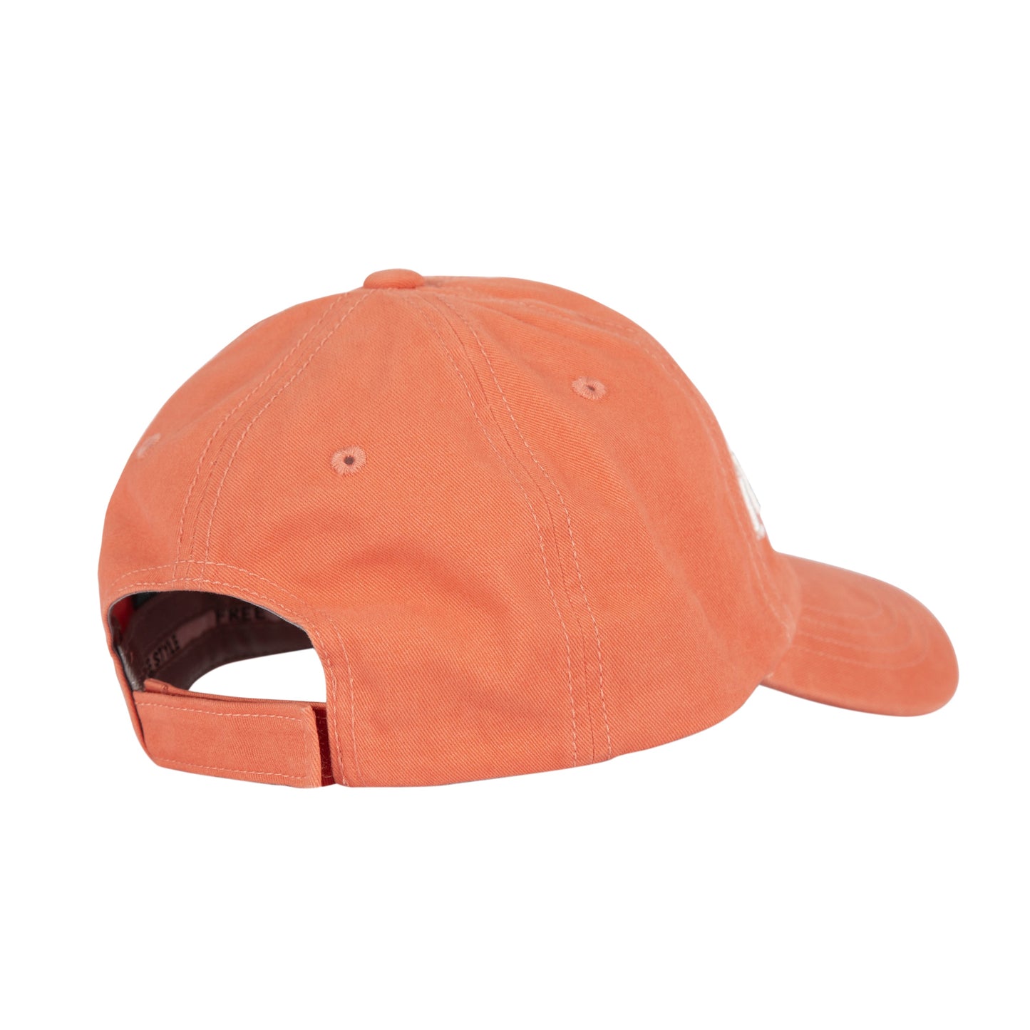 Coral Naples Cotton Baseball Cap