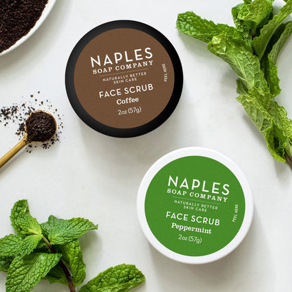 Peppermint and Coffee Face Scrubs