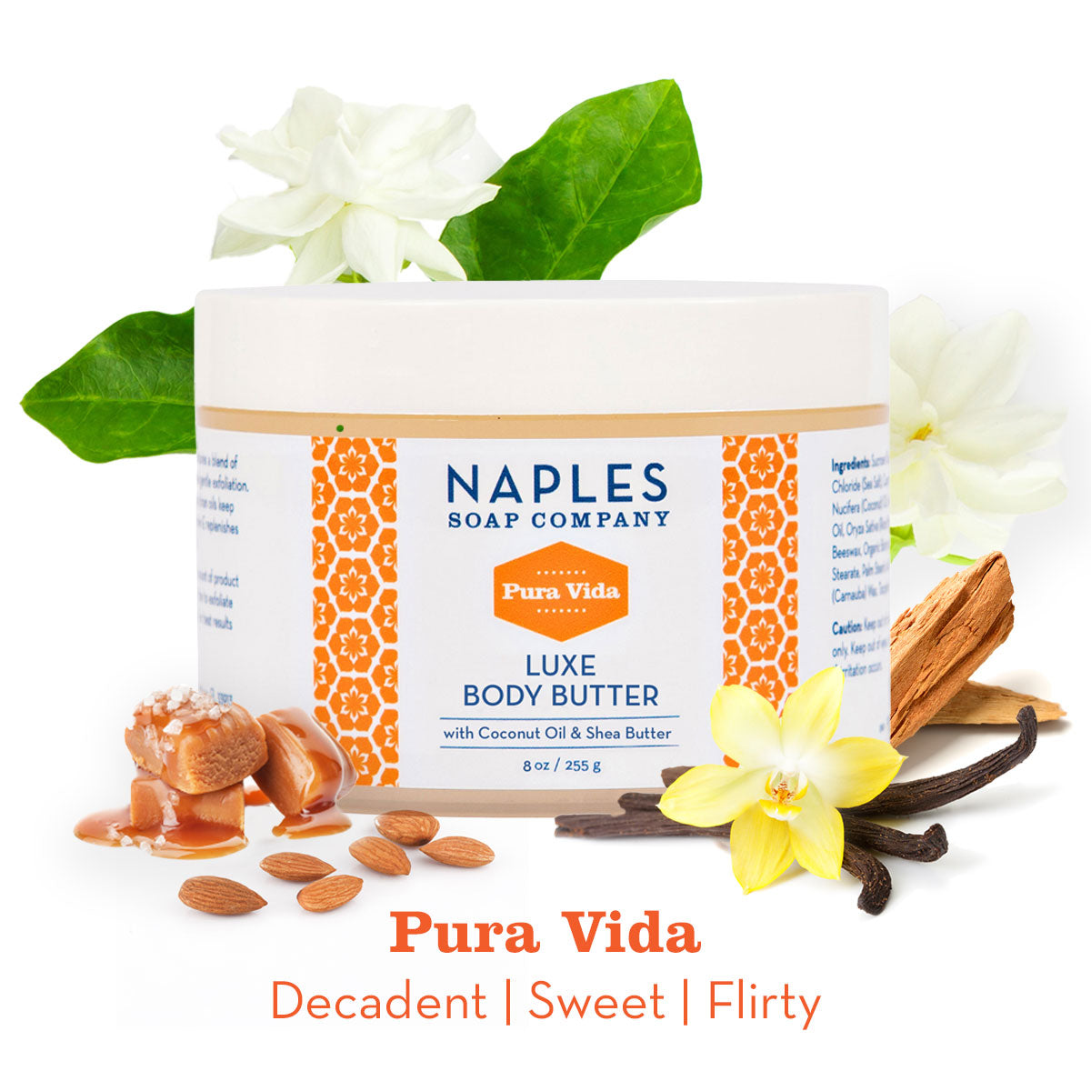 Pura Vida Luxe Body Butter Full Sized with Scent Notes
