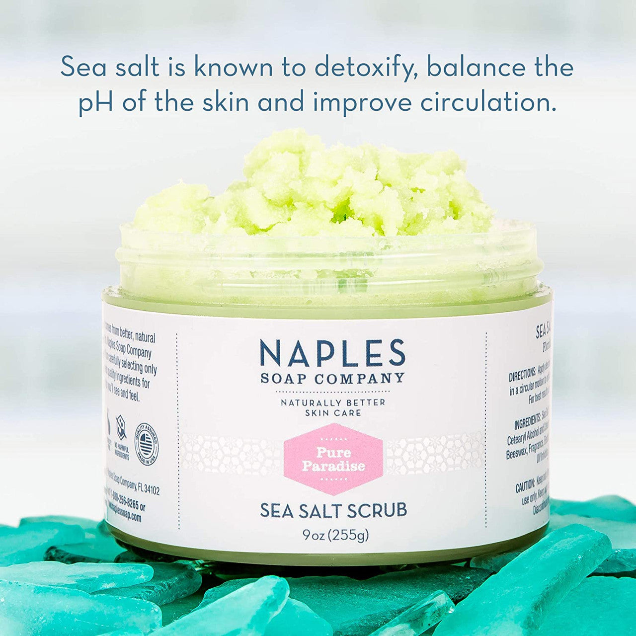 Pure Paradise Sea Salt Scrub Benefits