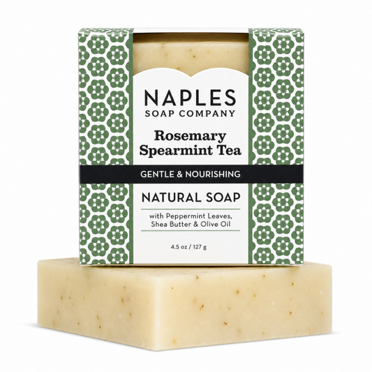 Rosemary Spearmint Tea Natural Soap Hero