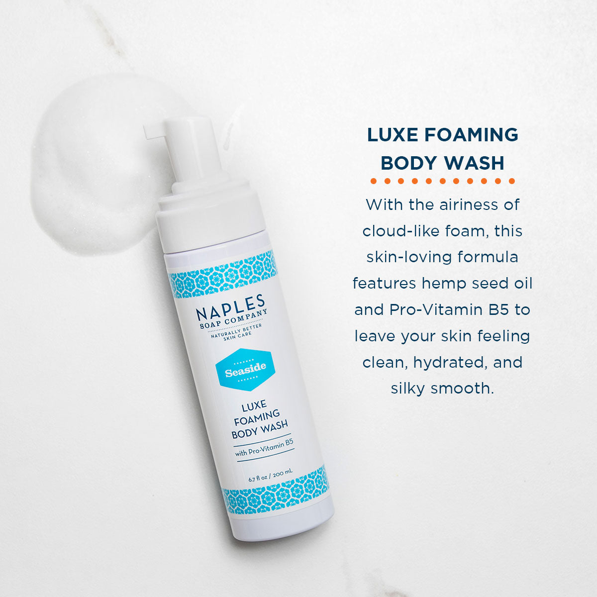 Seaside Luxe Foaming Body Wash
