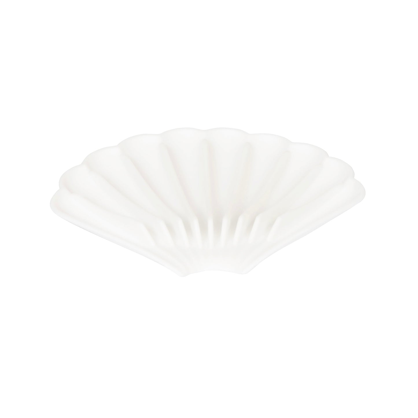 White Silicone Soap Rest Scallop