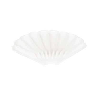 White Silicone Soap Rest Scallop