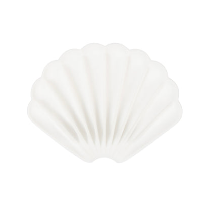 White Silicone Soap Rest Scallop