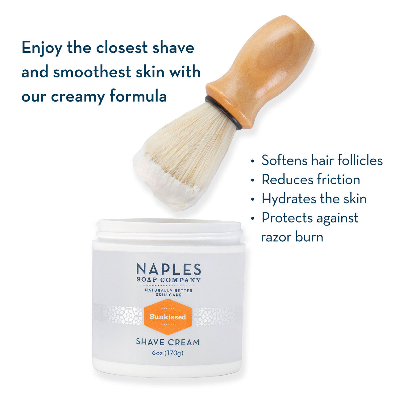 Sunkissed Shave Cream Brush