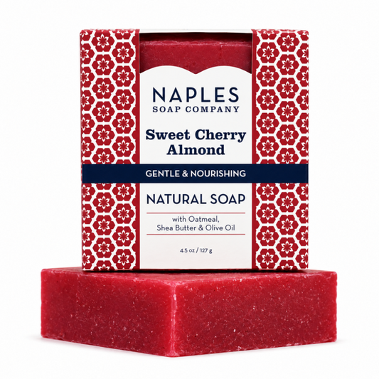 Sweet Cherry Almond Natural Soap Hero