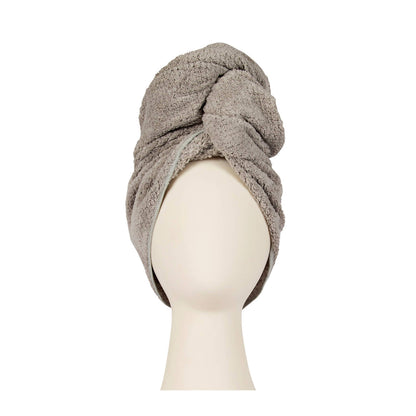 Microfiber Hair Towel Wrap Grey