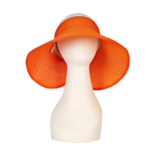 Orange Foldable Travel Visor