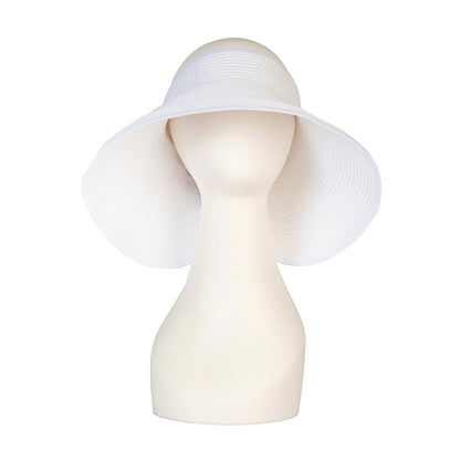 White Foldable Travel Visor