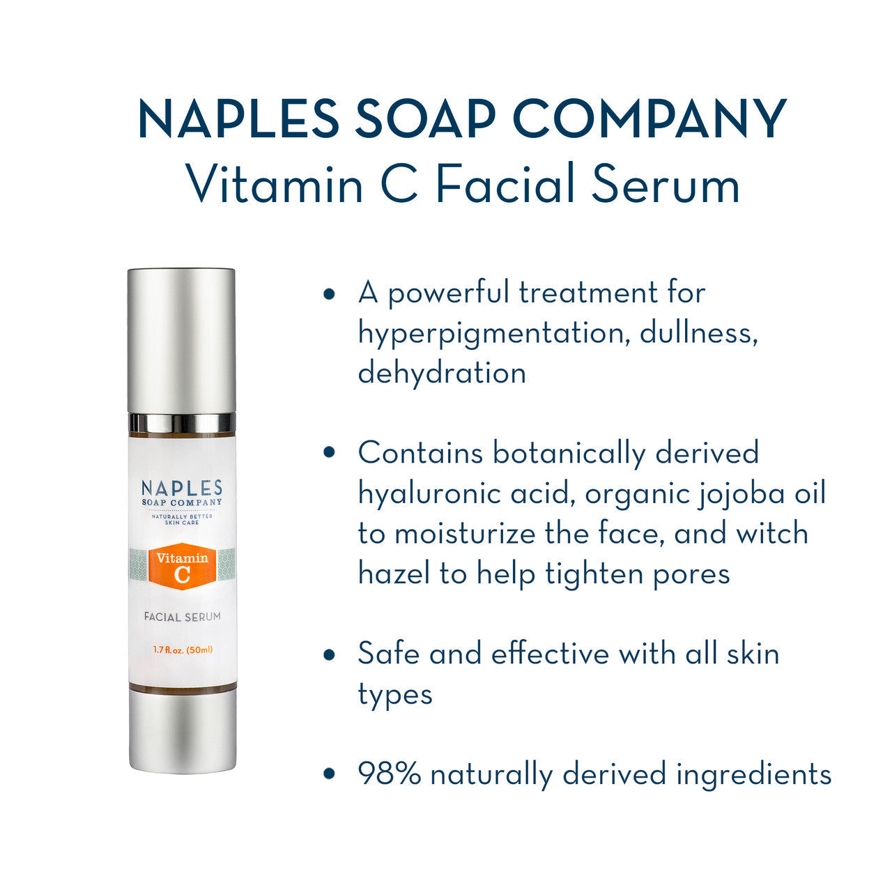 Vitamin C Facial Serum 1.7 oz Description 