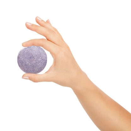 Lavender Shampoo Bar in Hand