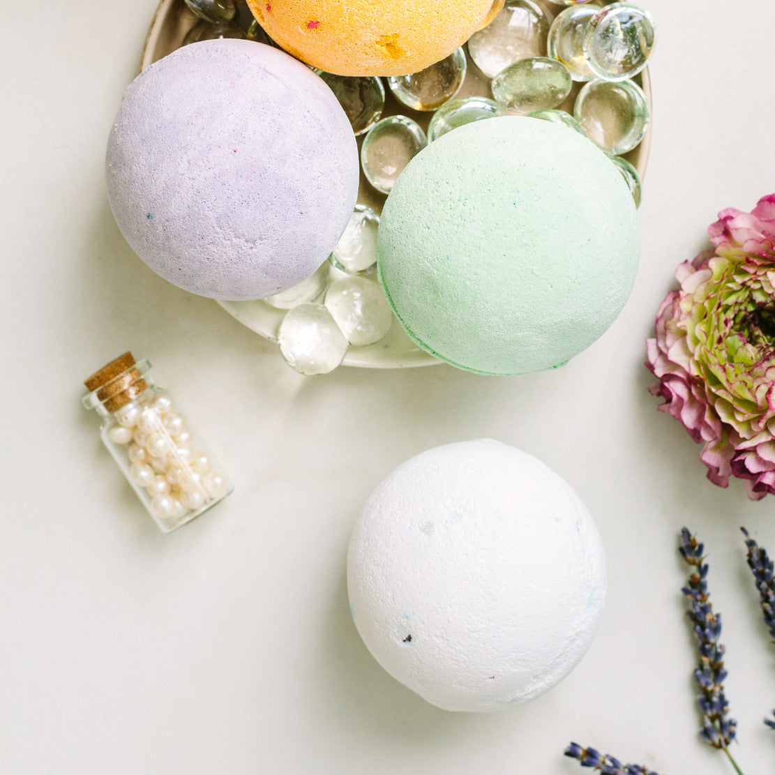 Lavender, Coconut Lime, Love Spell Bath Bomb